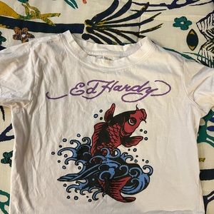 Ed hardy fish top